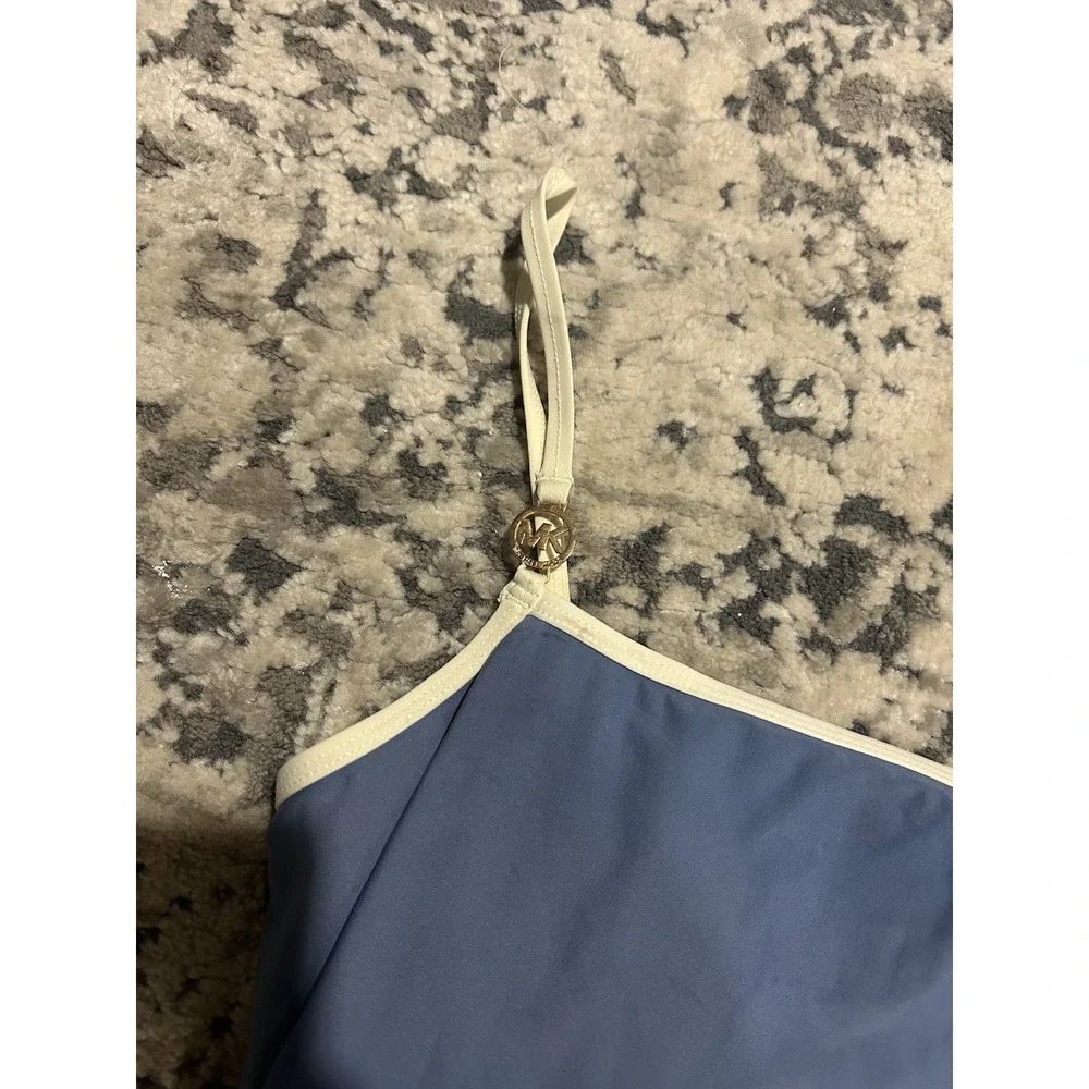 Michael Kors Women's Blue‎ And White Swimsuit Dress Size 14 - Picture 2 of 6